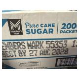 Pure cane sugar 2000 packets