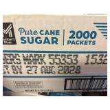 Pure cane sugar 2000 packets