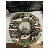 Thomas Kincade lighted wreath