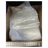 Misc box lot of clear trash bags
