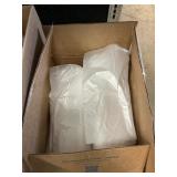 Misc box lot of clear trash bags