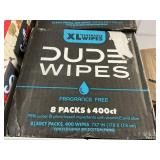 Dude wipes XL 400 ct