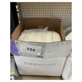 Coppercool mattress topper- unknow size