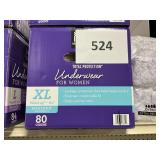 Womens underwear XL 80ct