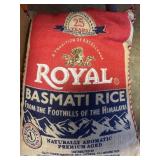 Royal Basmati rice 20lb