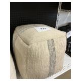 Large  fabric ottoman