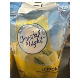 Crystal light lemonade 3-16 packets