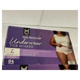 Womens underwear L 84ct