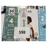 Premium 198 diapers size 4