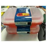 True Living meal prep food containers 2-5 packs