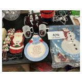 Frosty commode set-x-mas dishware 12pcs
