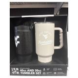 Logo 40oz-30oz   Tumbler set WVU