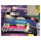 Always ultra thin 72 pads