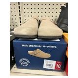 White Mt suede clog size 10