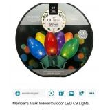 LED C9 lights 50ct multi color