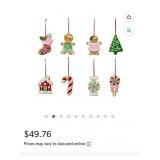 8ct Oversized ornament gingerbread