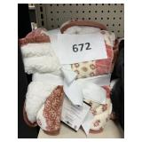 Plush throw 60inx70in