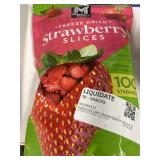 Freez dried strawberry slices 84g