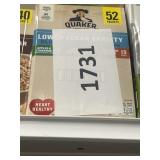 Quaker instant oatmeal low sugar 52 packets
