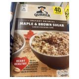Quaker instant oatmeal 40 packets