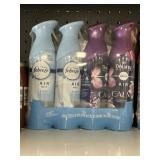 Febreze air mist 4 bottles