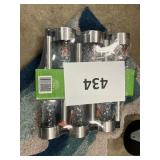 Metal solar stakes 6 ct