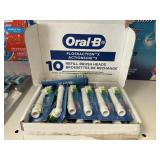 Oral-B Flossaction X 10 refill brush heads