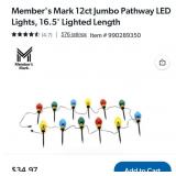 Set of 12 jumbo pathway LED lights