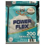 Power Flex 200 tall kitchen bags