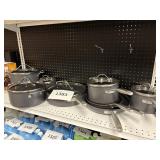 9 pc Pan & lid set- USED -NO box
