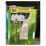Gillette 24 disposable razors - opened