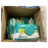 Pampers baby wipes box lot