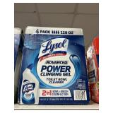 Lysol toilet bowl cleaner 4 pack