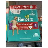 Pampers 148 diapers size 4