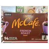 McCafe french roast dark 94 K cups