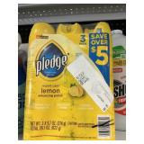 Pledge lemon polish 3-9.7oz cans