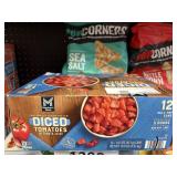 Diced tomatoes 12 cans