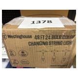 Westinghouse 48ft 24 bulb color changing string