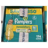 Pampers 174 diapers N