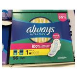 Always ultra thin 96 pads