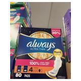 Always ultra thin 80 pads