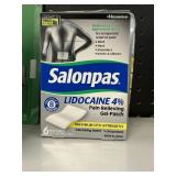 Salonpas lidocaine patches 3-6 ct