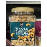 Whole cashews w/ sea salt 33 oz