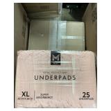 XL underpads 4-25ct