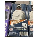 HD kitchen & compactor bags 50ct