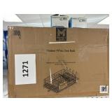 Modern white dish rack