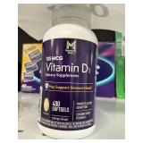 Vitamin D3  400 softgels
