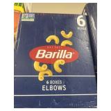 Barilla 6 boxes elbows