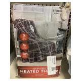 Oversized heated throw