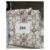 Velvet bedspread set- unknow size